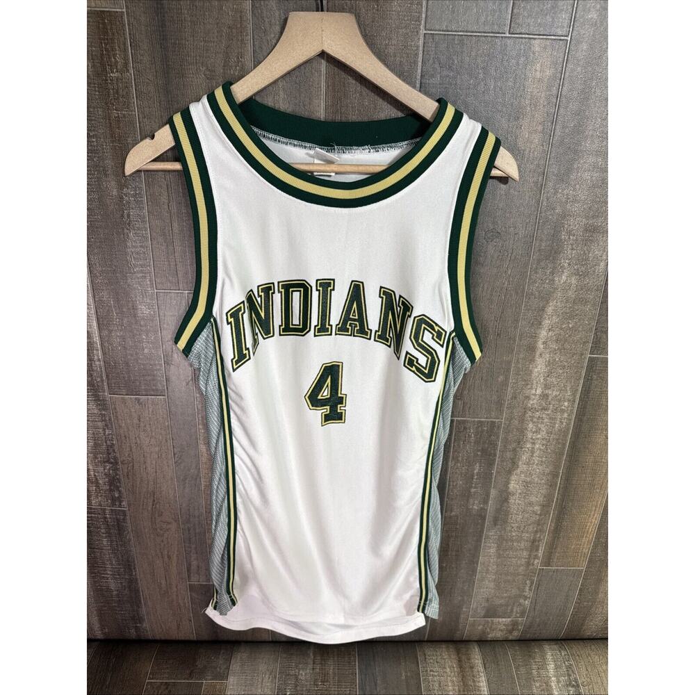 Vintage Russell Athletic Indians #4‎ Basketball Jersey Size 38